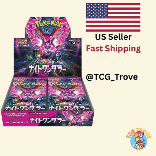 Sealed Japanese Pokemon Night Wanderer Booster Box - SV6a (US Seller)